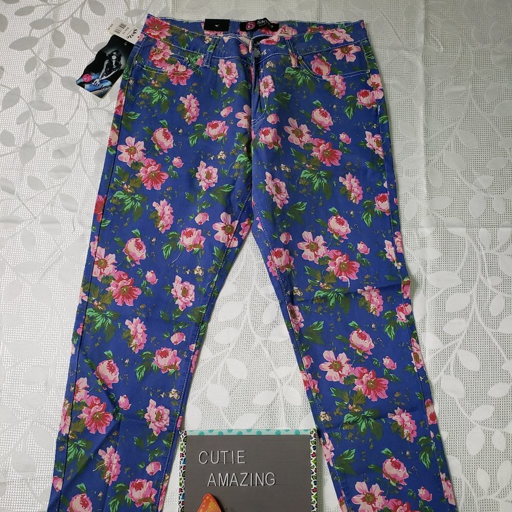 Floral Jeans